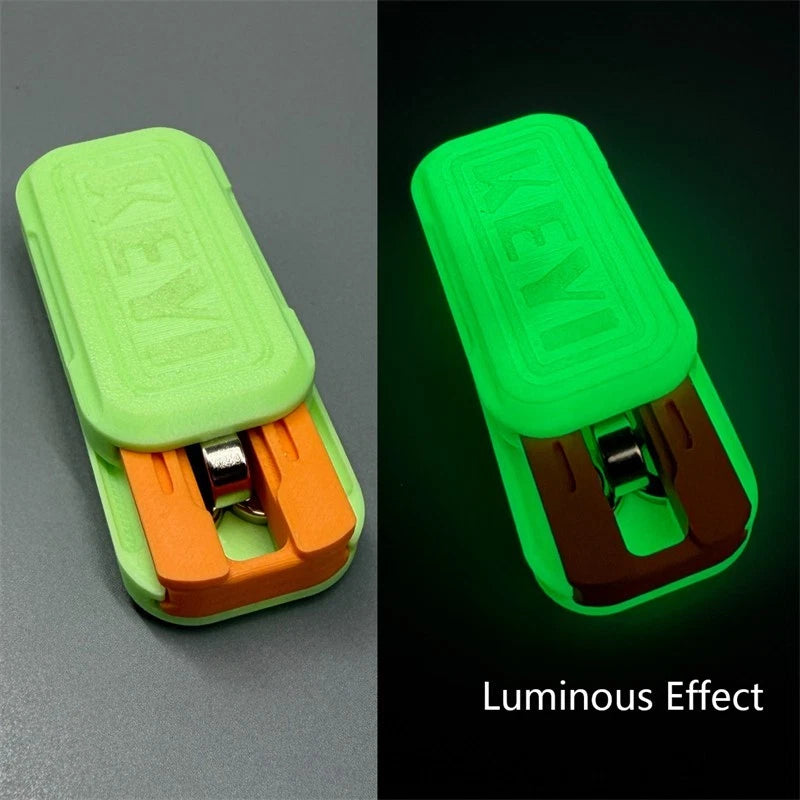 Novel Vibrating EDC Fidget Slider Stylish Plastic Mechanical Push Fidget Toys 07FC0E-D4 - KOEEK