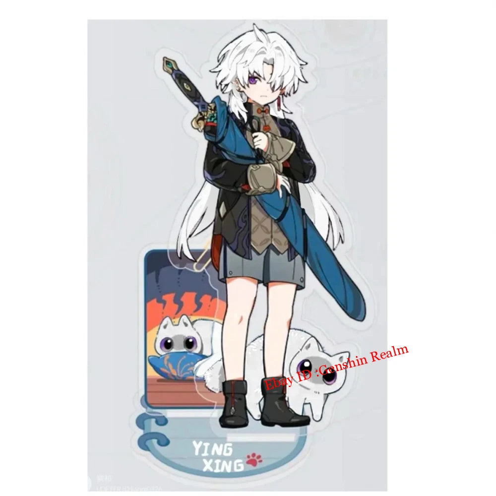 Anime Honkai: Star Rail Ying Xing Acrylic Desktop Stand Figure Collection Gift 07FC0E-D4 - KOEEK