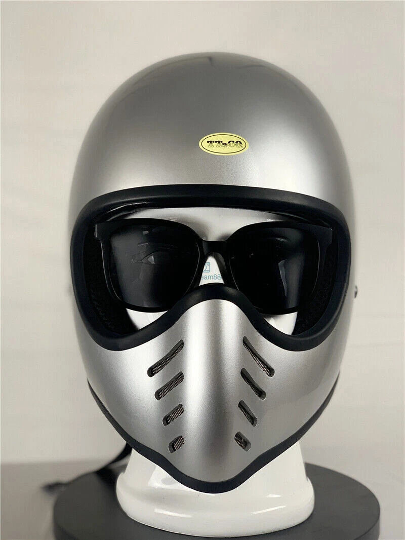 Japan TT&CO Full Face Rider Motorcycle Helmet Retro Small Motorbike Helmet TT&CO - KOEEK