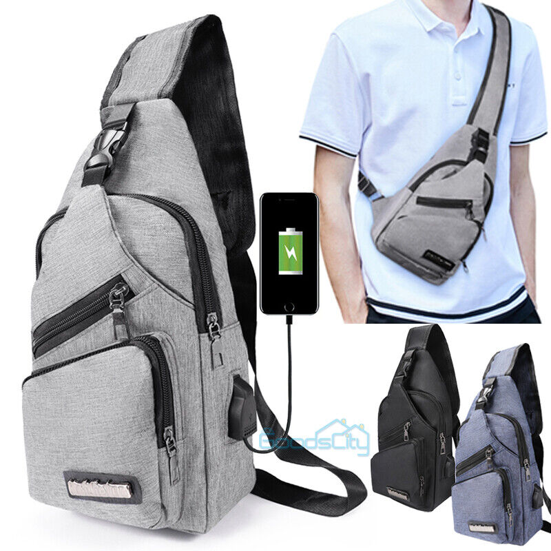 ny Mochila Casual Para Hombres Bolso Bandolera Impermeable Bolsa De Un Solo Hombro