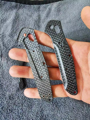 1 Pair Carbon Fibre Handle Scales With Pocket Clip for Benchmade 940.943 Osborne 07FC0E-D4 - KOEEK
