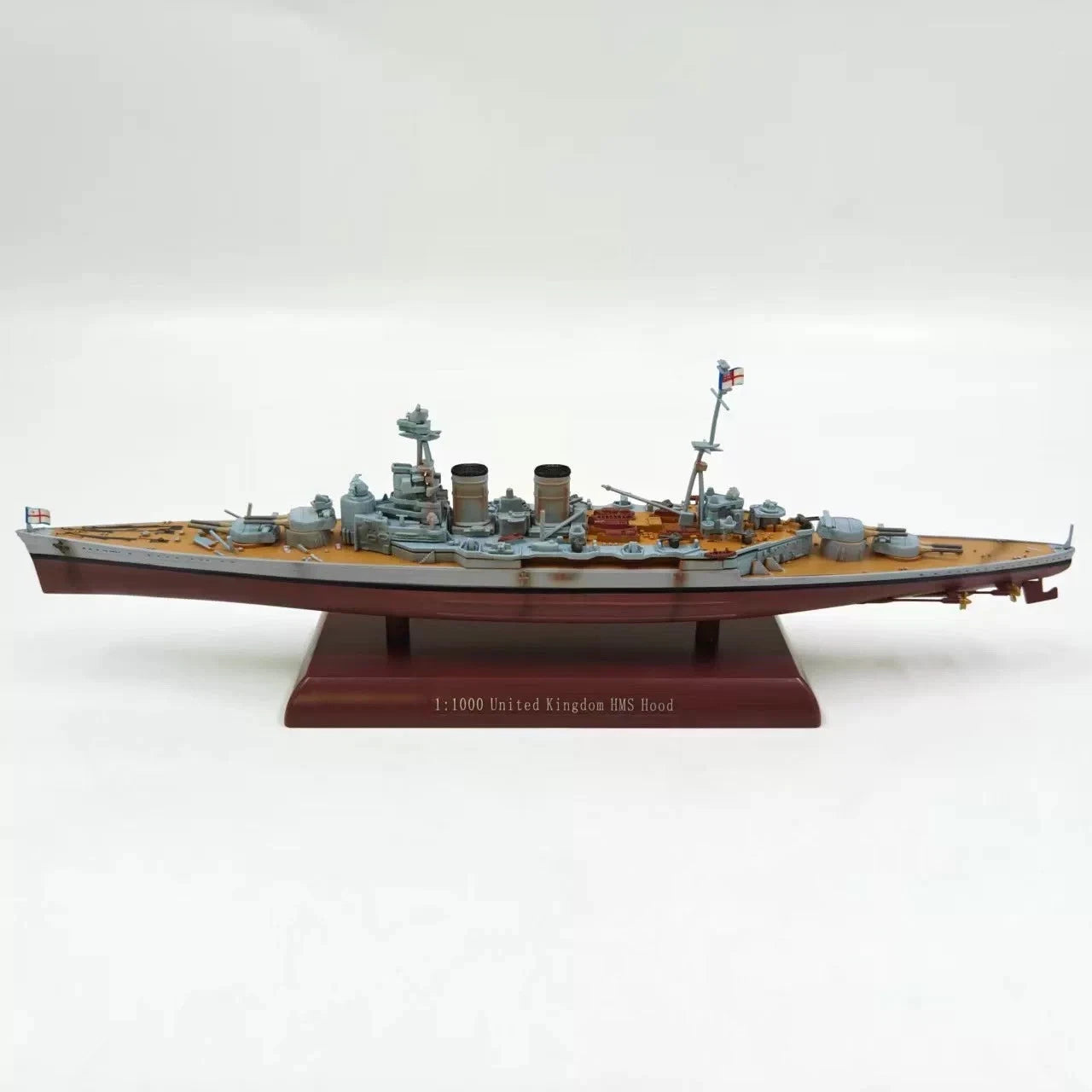 1/1000 HMS Hood British Battlecruiser Alloy Simulation Model Static Collectible 07FC0E-D4 - KOEEK