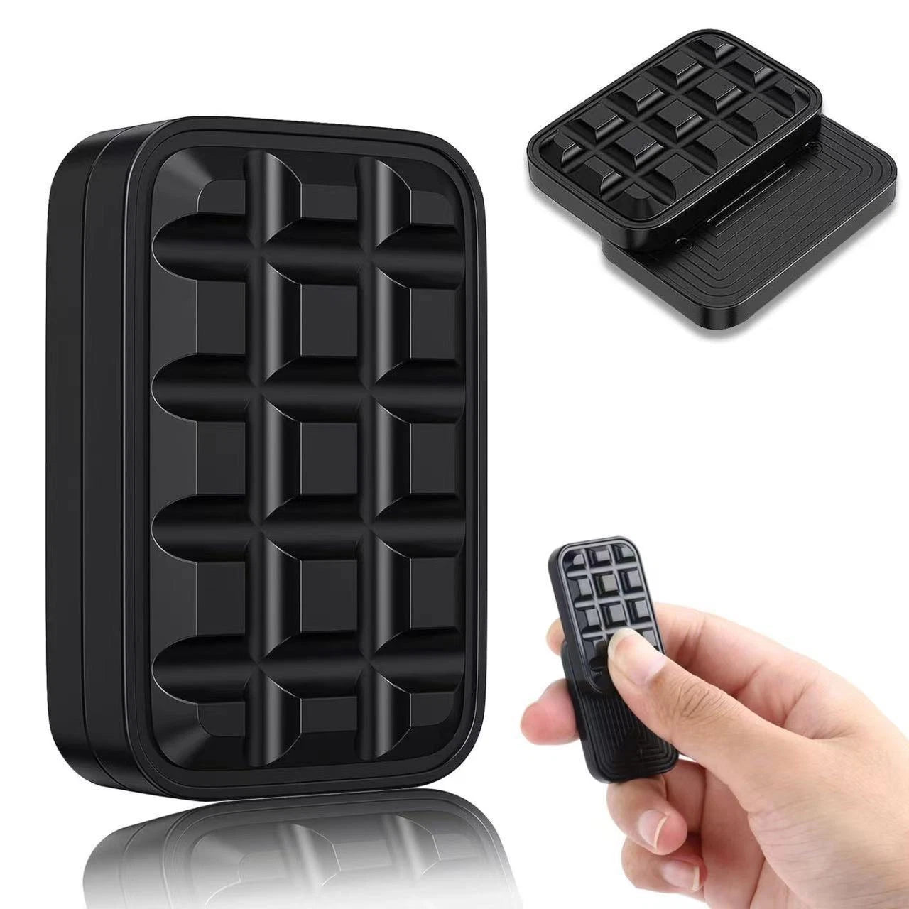 Trackless Fidget Slider Metal EDC Toy Push Card Stress Relief ADHD Office Toys 07FC0E-D4 - KOEEK