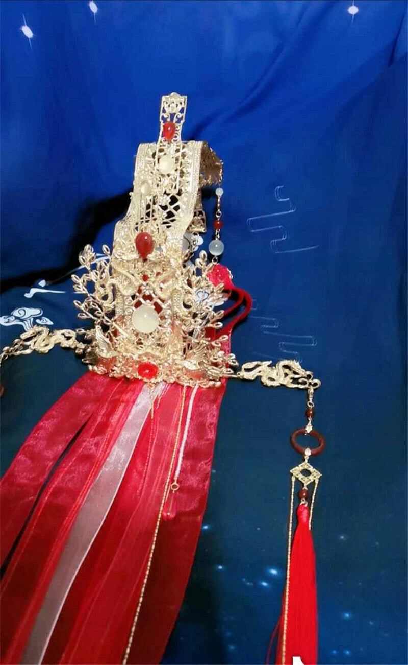 Tian Guan Ci Fu Xie Lian Cosplay Hair Accessories Headdress Hair Crown Stock 07FC0E-D4 - KOEEK
