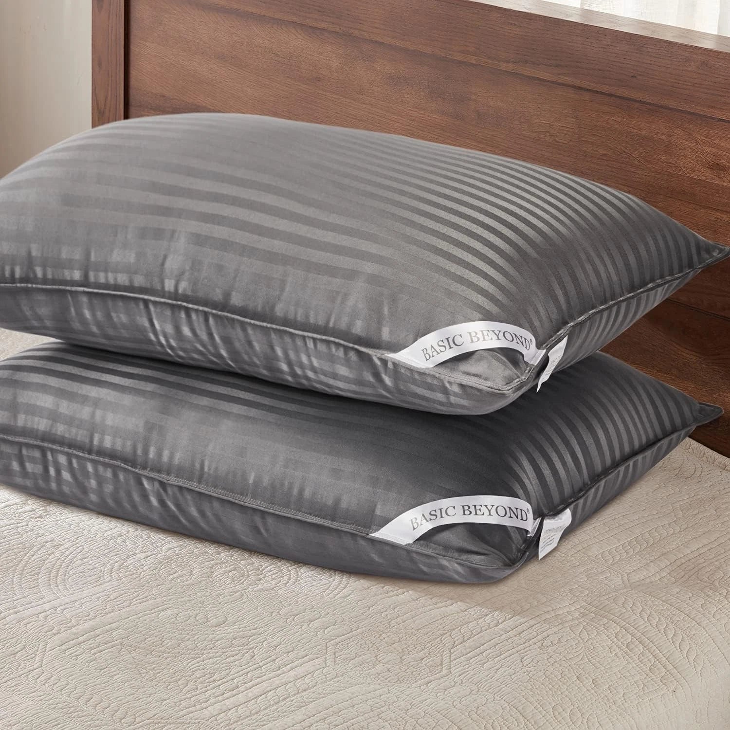Basic oversized pillow, suitable for sleeping - soft down alternative pillow 07FC0E-D4 - KOEEK