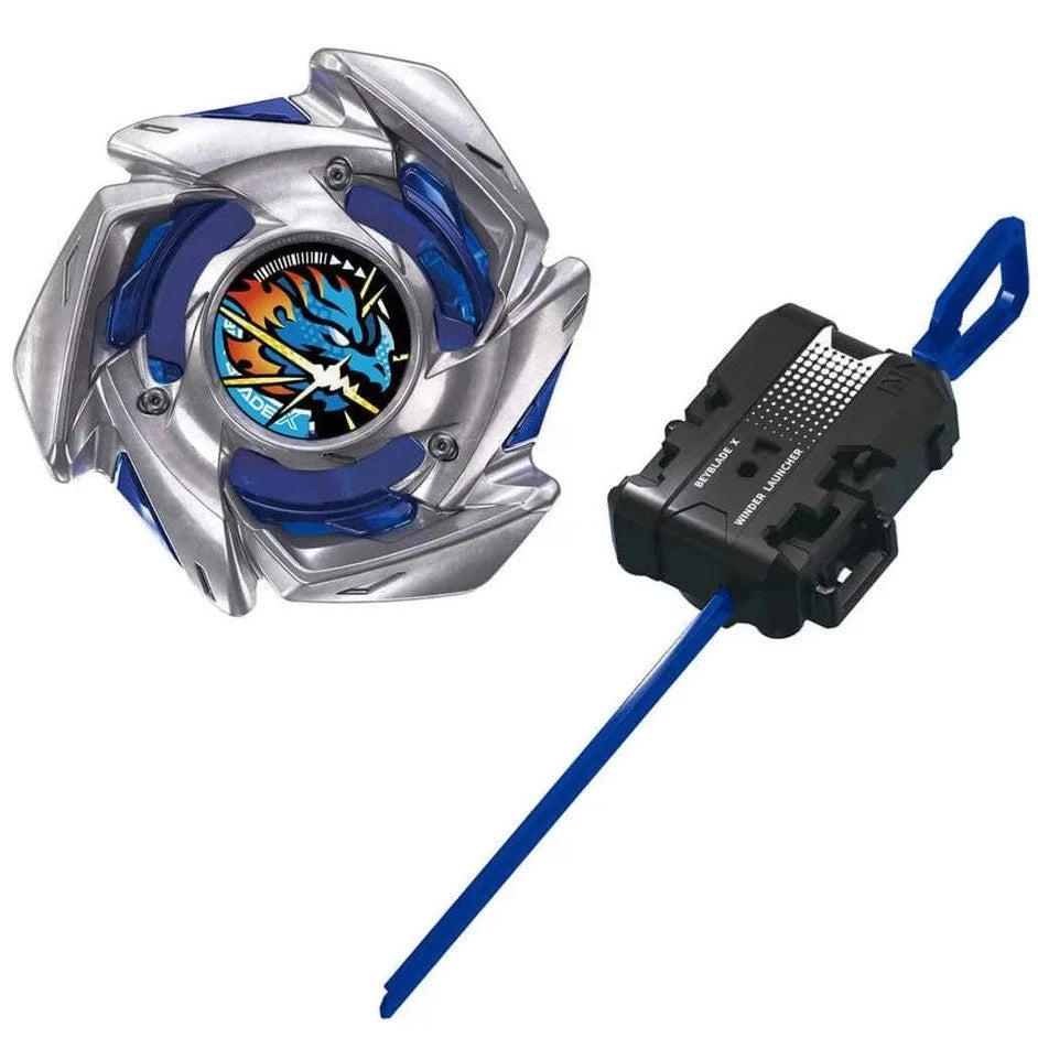 Takara Tomy Dran Strike 4-50FF Booster Burst Beyblade X w Launcher BX49 Official TAKARA - KOEEK