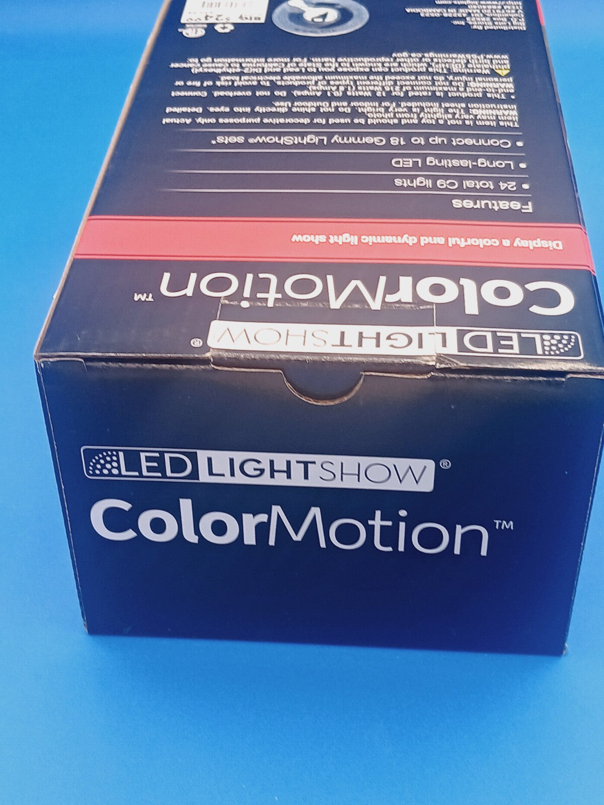 Gemmy Lightshow 24 Count 23 ft C9 Color Motion Multicolor LED Christmas Lights 07FC0E-D4 - KOEEK