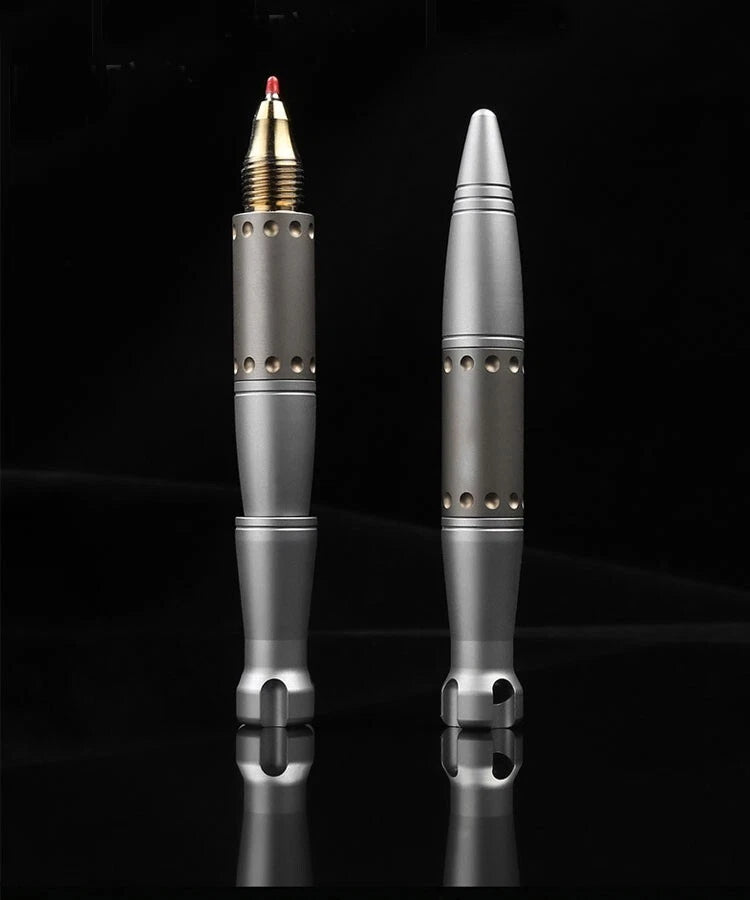 Mini Pocket Titanium Ball Pen Signature Tactical Writing Outdoor Record Pen 07FC0E-D4 - KOEEK