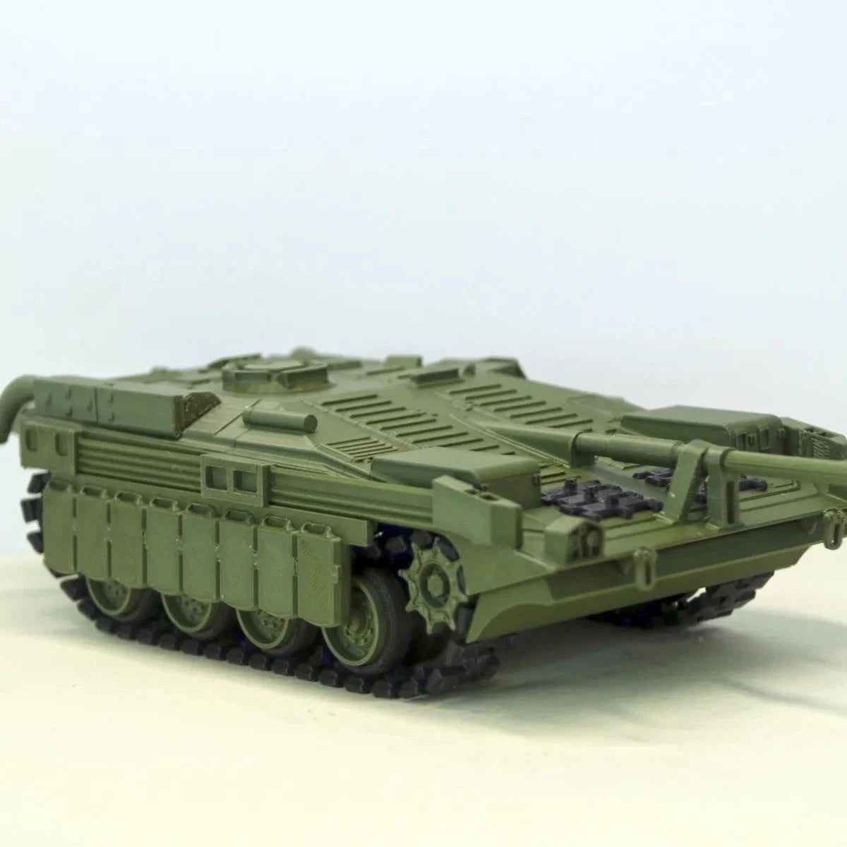 1/35 Strv-103 S-Tank 3D Printed Push-and-Go Movable Tracks Model Kit 07FC0E-D4 - KOEEK