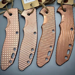 1 Pc Red Copper Handle Scale for Rick Hinderer XM18 3.5”Reduced Weight Version 07FC0E-D4 - KOEEK