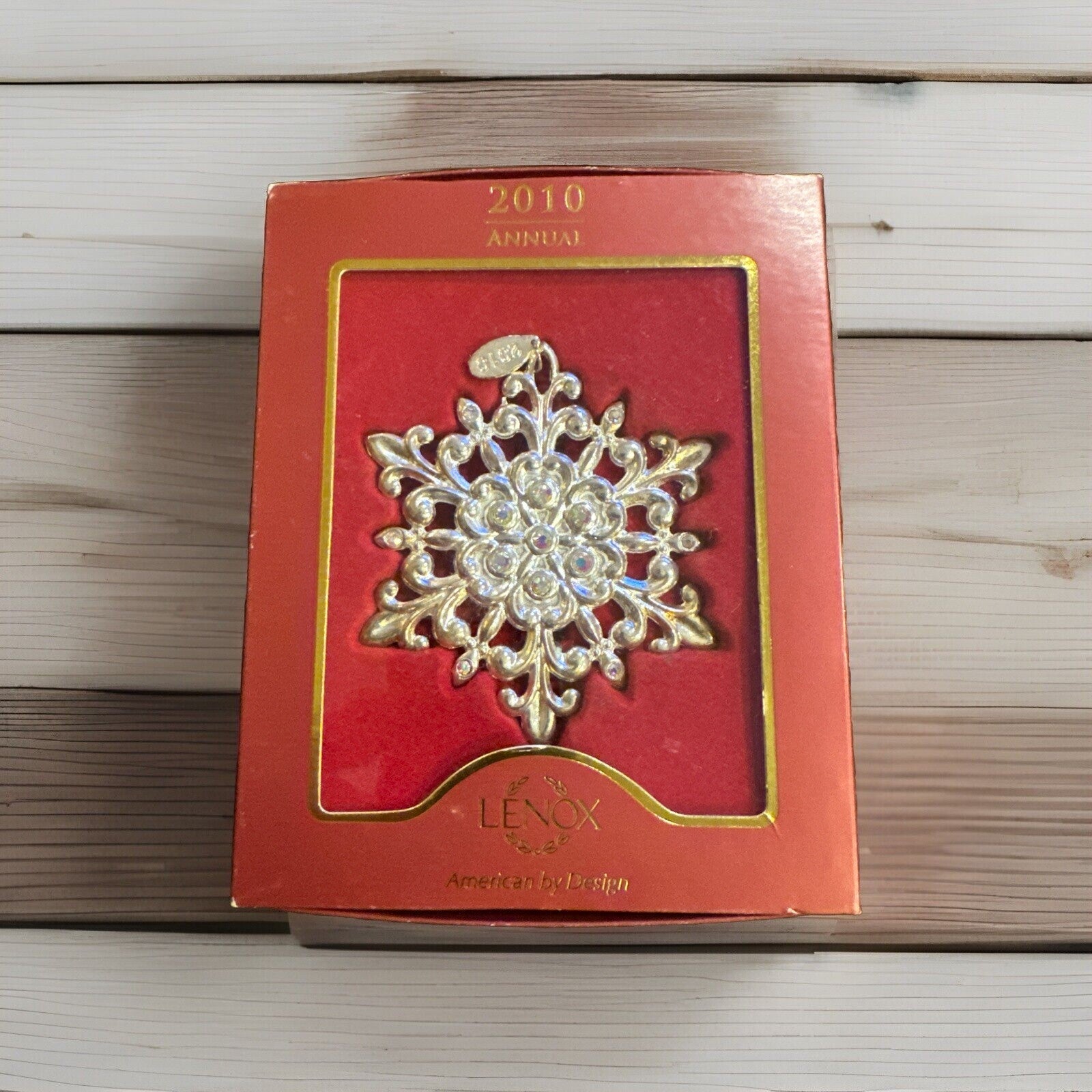 Lenox 2010 Snow Majesty Annual Christmas Snowflake Ornament NIB LENOX - KOEEK