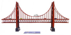 Handmade Iron Art Golden Gate Bridge Model Retro Home Bar Decor 40*6*18.5CM 07FC0E-D4 - KOEEK