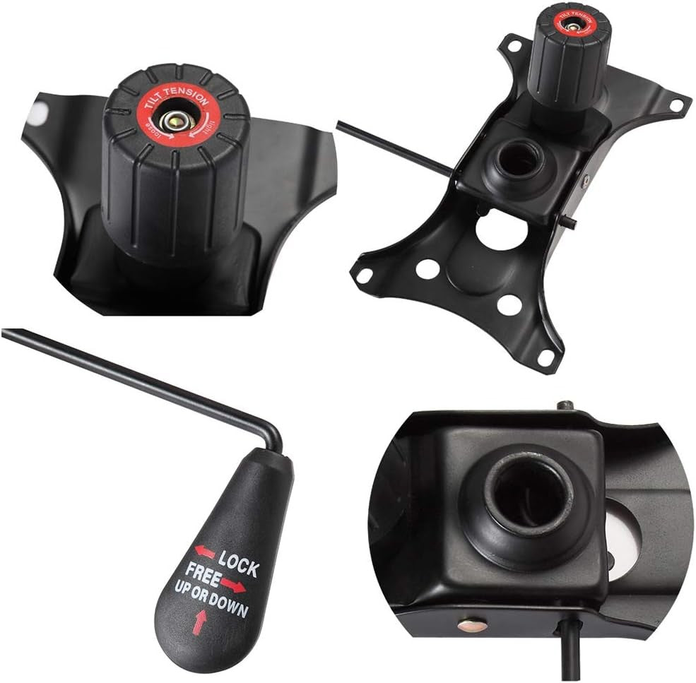 new Skelang Tilt Control Mechanism Replacement, Office Chair Base Black SKELANG - KOEEK