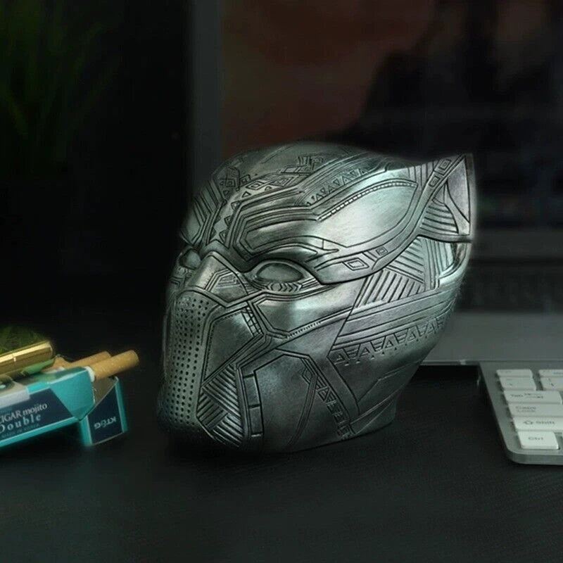Black Panther Model Ashtray Storage Box Boy Friend Gifts Table Resin Decorative 07FC0E-D4 - KOEEK