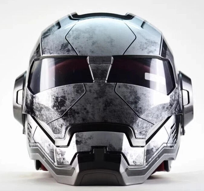 Personalized Motorcycle Helmet Iron Man Creative Decoration Birthday Helmet Gift 07FC0E-D4 - KOEEK