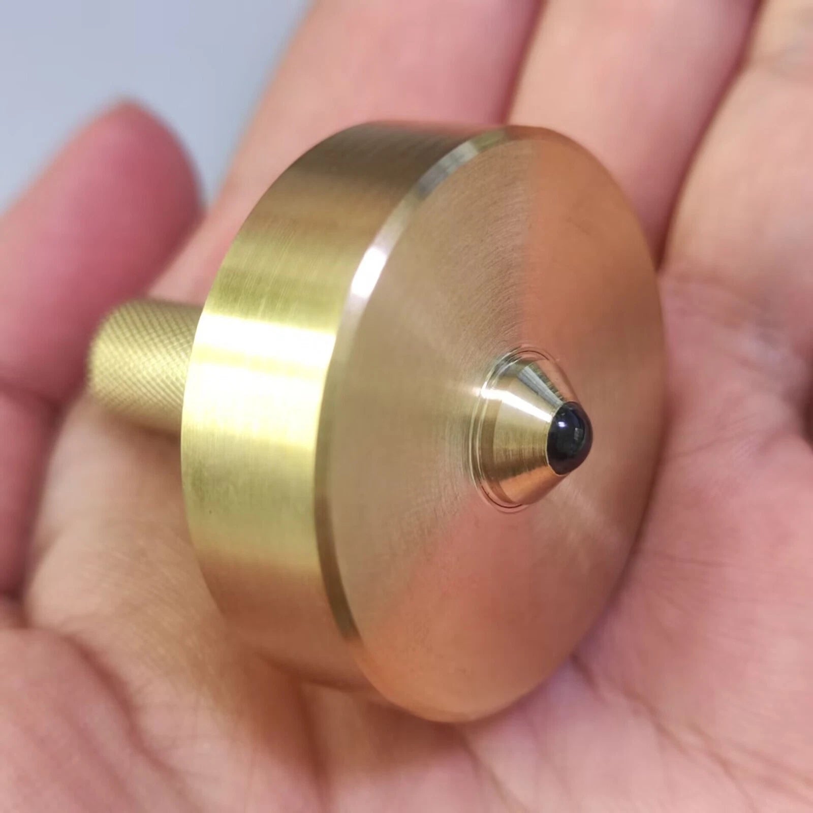 Brass Hand Twisting Spinning Top Gyro Gyroscope Spinner Toys Gift 07FC0E-D4 - KOEEK