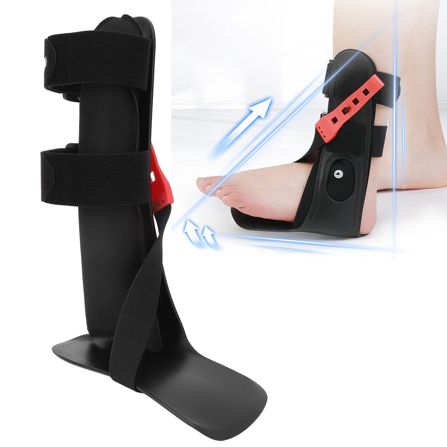 new Drop Brace Inflatable Gasbag Valgus Orthosis Correction Brace(Left L(41‑48)) HGF koeek - KOEEK