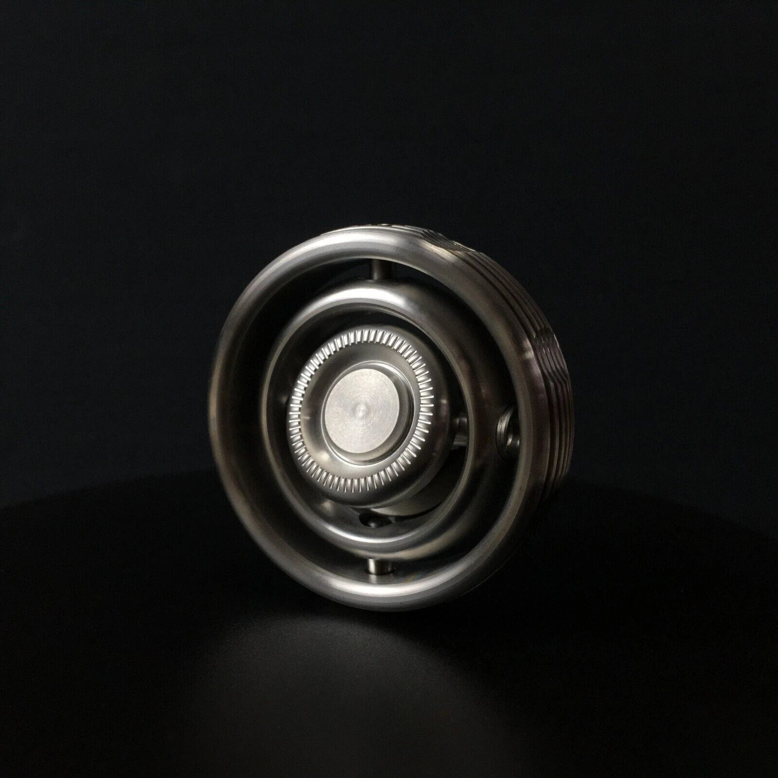 EDC Gyroscope Stainless Steel Hand Fidget Stress Relief Focus Toy gift 07FC0E-D4 - KOEEK