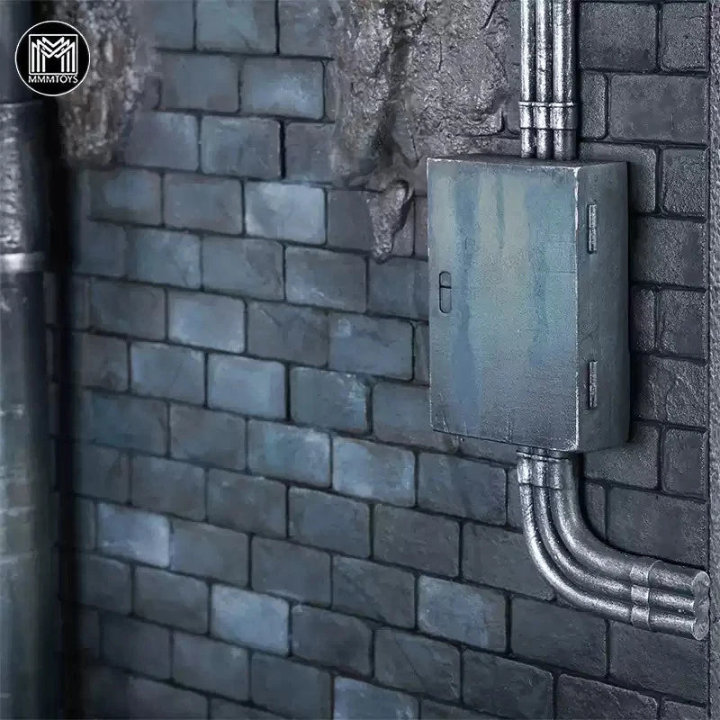 MMMToys 1/12 Scale M2509 Beneath The Pipe Diorama  Model Base Background Collect 07FC0E-D4 - KOEEK