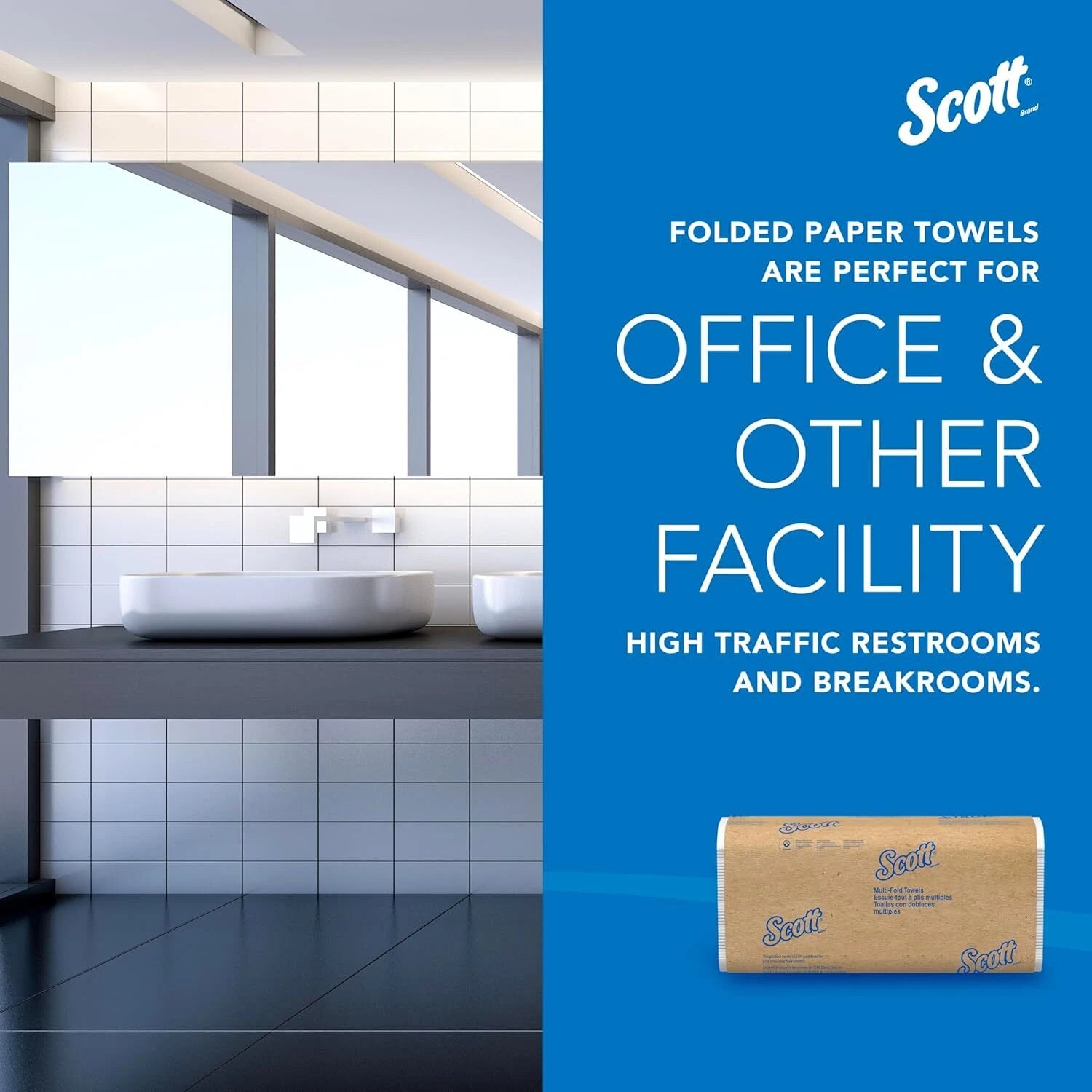 Professional Multi-Fold Tissue Paper, Bulk, with Absorbent Pouch,, White 07FC0E-D4 - KOEEK