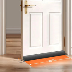 38-inch door gap wind deflector,blocks hot and cold air,equipped with removable 07FC0E-D4 - KOEEK