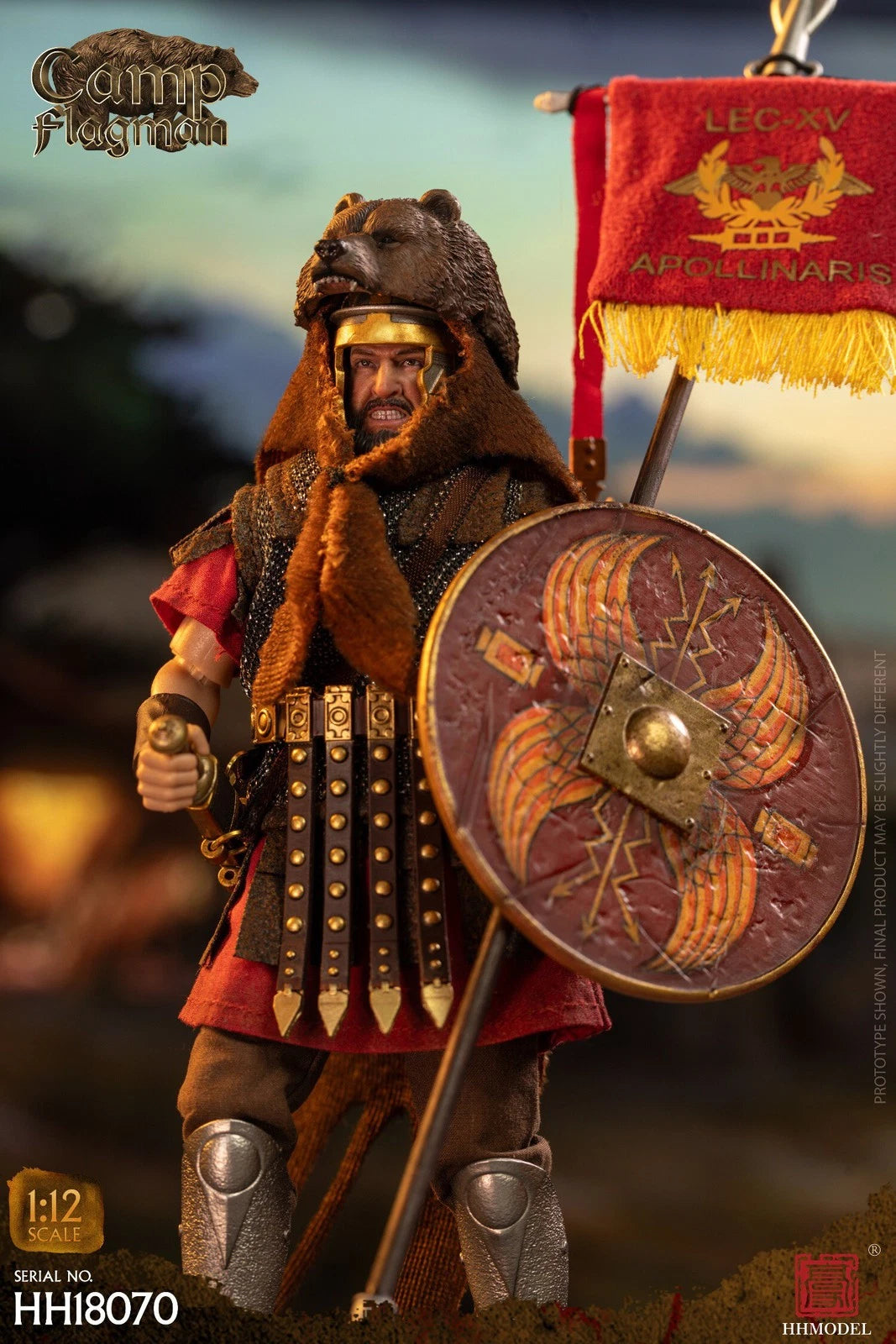 HHMODEL HH18070 Imperial Legion Roman Camp Flagman 1/12 Action Figure IN STOCK 07FC0E-D4 - KOEEK