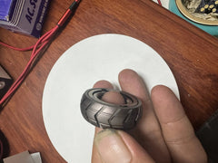 EDC Ratchet Wheel Fidget Ring Fidget Slider Adult Metal Fidget Toy Stress Relief 07FC0E-D4 - KOEEK