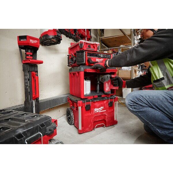 nytt Milwaukee Tool 48-22-8445 Pakkeverktøyskap, svart/rødt, polymer, 19-1/2 i W