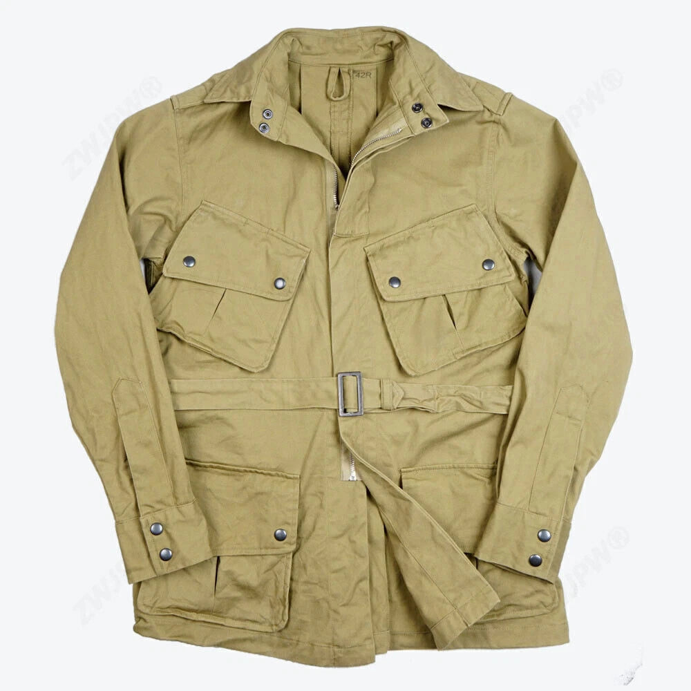 WW2 US 101/82 M42 Paratrooper Airborne Uniform Jacket Replica Men's Coat Top 07FC0E-D4 - KOEEK