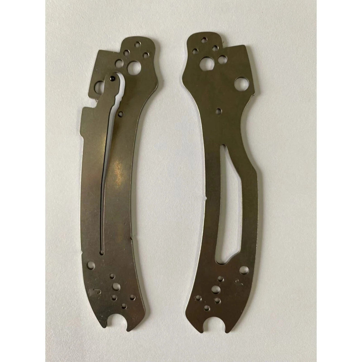 1 Pair Stainless Steel Knife Liners Spacer For Spyderco C223 Para3 Folding Knife 07FC0E-D4 - KOEEK