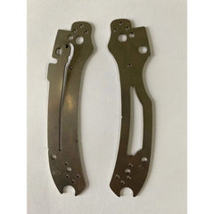 1 Pair Stainless Steel Knife Liners Spacer For Spyderco C223 Para3 Folding Knife 07FC0E-D4 - KOEEK