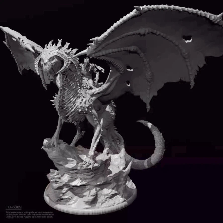 H/90mm resin figure model Fire Dragon Knight 3D printing unassembled unpainted 07FC0E-D4 - KOEEK