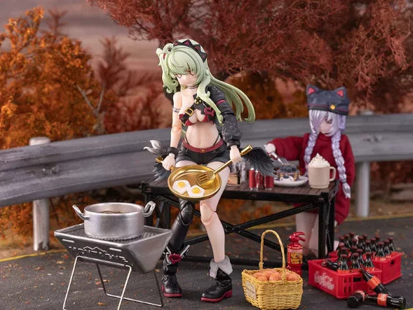 in Stock EXSSRION Moen Angel  Hoshikawa Neko Green 1/12 Scale Action Figure 07FC0E-D4 - KOEEK