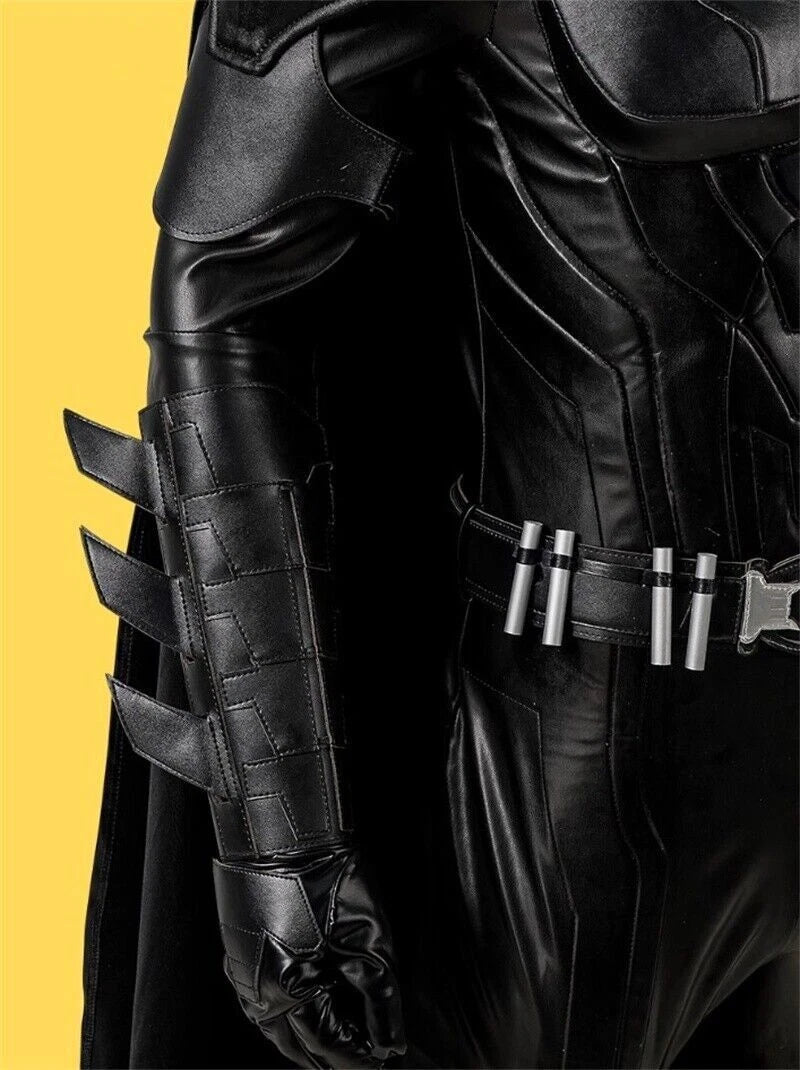 The Flash Movie Keaton Batman Cosplay Costume Outfits Jumpsuit Cloak Halloween 07FC0E-D4 - KOEEK