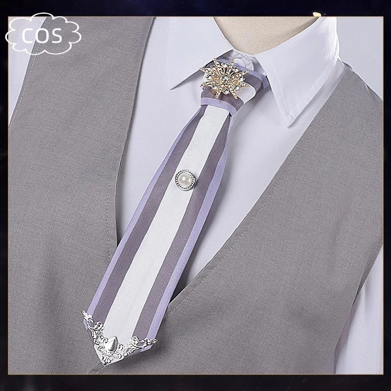 Love and Deepspace Xavier Cosplay Costume Suit Full Set Blazer Pants Shirt Tie 07FC0E-D4 - KOEEK