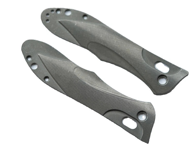 1 Pair Custom Made TC21 Titanium Alloy Knife Handle Scales for Benchmade 730 07FC0E-D4 - KOEEK