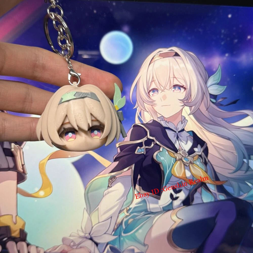 Anime Honkai: Star Rail Firefly PVC Keychain Backpack Pendant Decor Gift 07FC0E-D4 - KOEEK