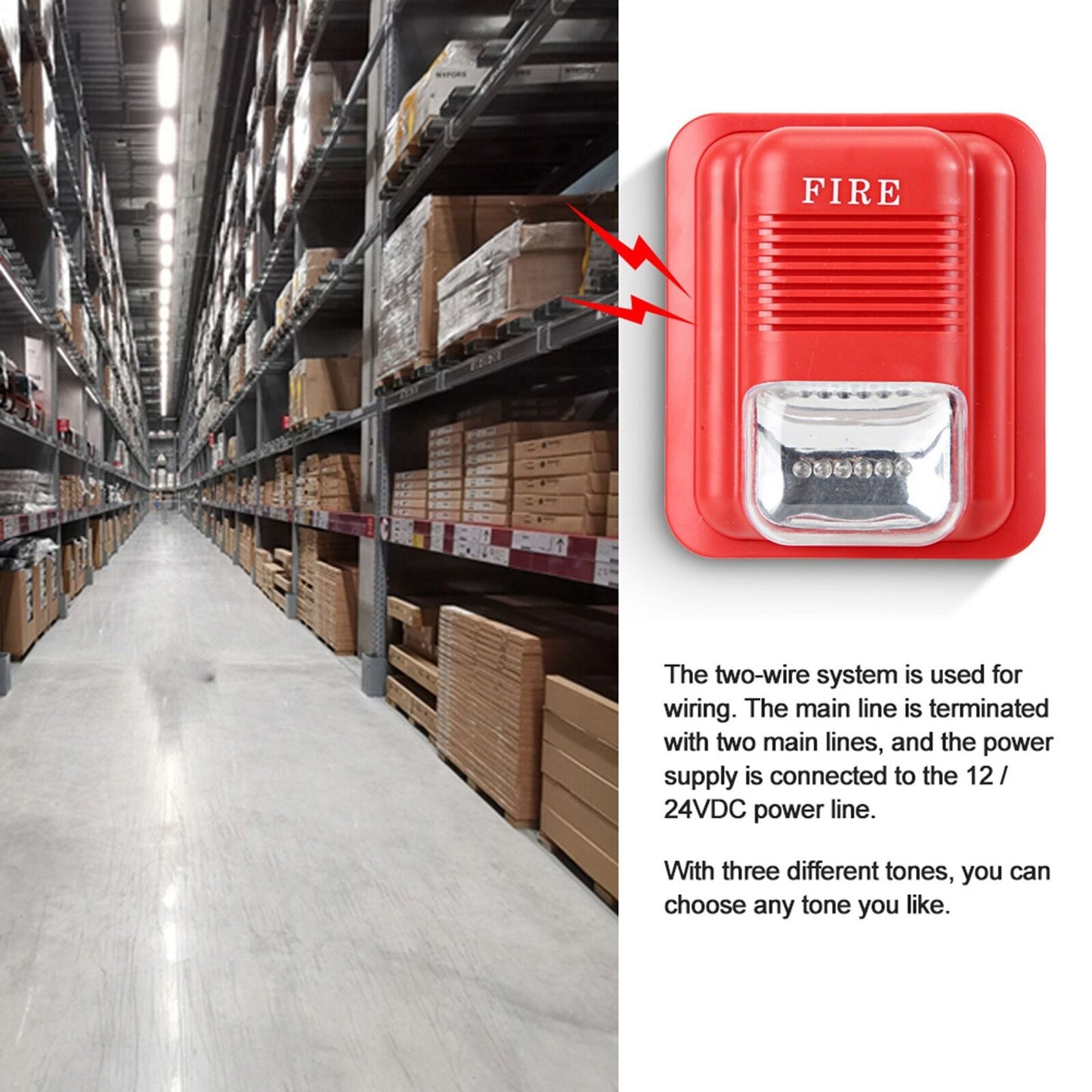 new Single Action Manual Pull Station Sound And Light Fire Protection Alarm Warning koeek - KOEEK