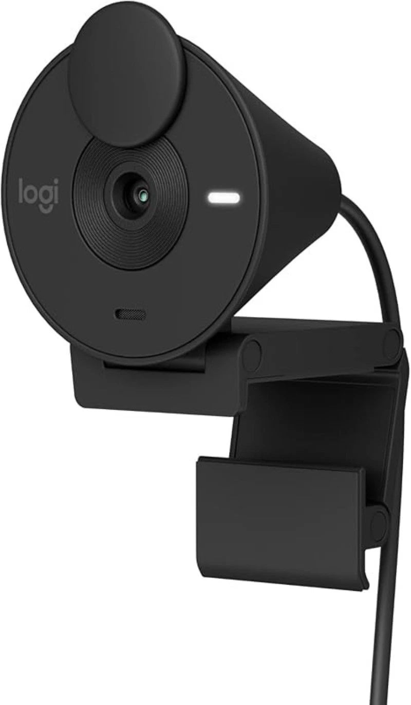 301 Full HD Webcam with Privacy Shutter, Noise Reduction Microphone，USB-C 07FC0E-D4 - KOEEK