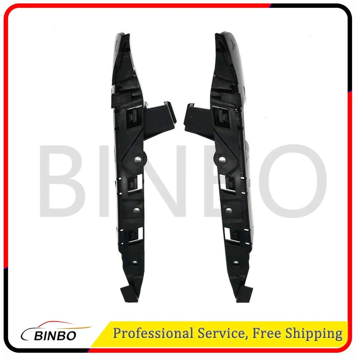 1 Pair Front Bumper Support Retainer Brackets For BMW 5 Series E60 E61 525i 530i 07FC0E-D4 - KOEEK