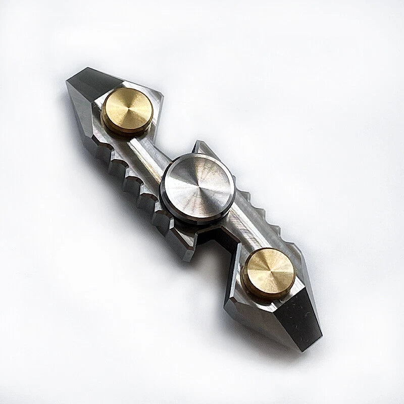 TITANER Titanium Gyroscope Fingertips Spinning Top Gearwheel Toy Pry Bar Tool 07FC0E-D4 - KOEEK