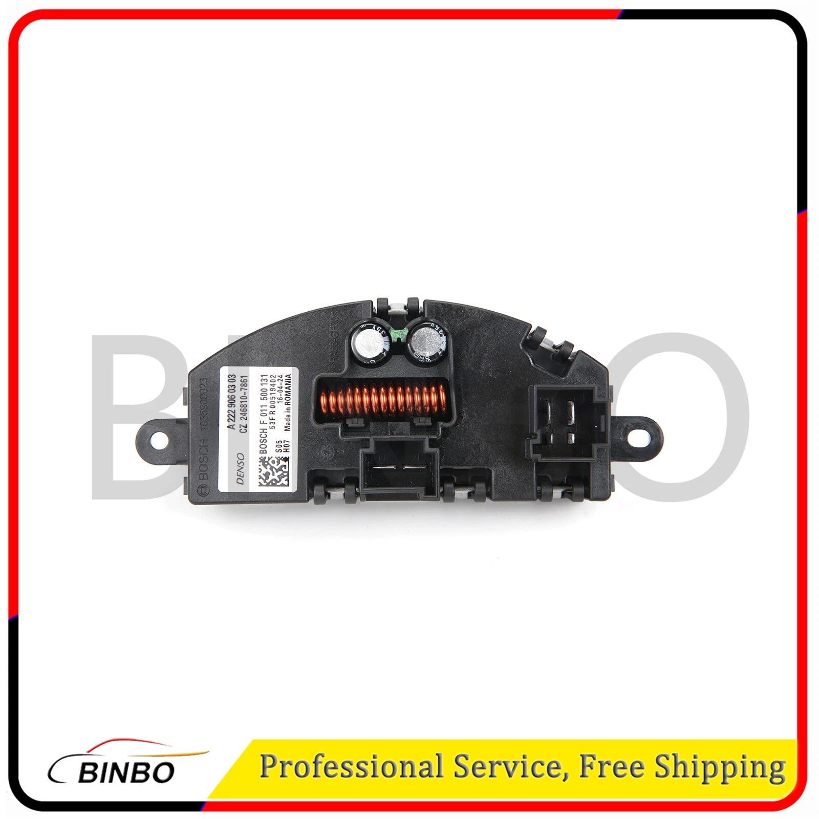 For 13-20 Mercede CLA250 G550 G63 AMG W222 A/C Heater Fan Blower Motor Resistor 07FC0E-D4 - KOEEK
