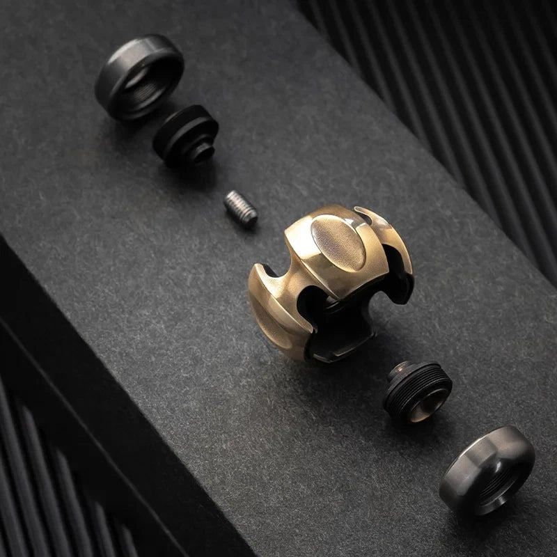 Fingertip Gyro LAUTIE NOIZ C-NANO EDC Metal Spinner Decompression Fidget Toy 07FC0E-D4 - KOEEK