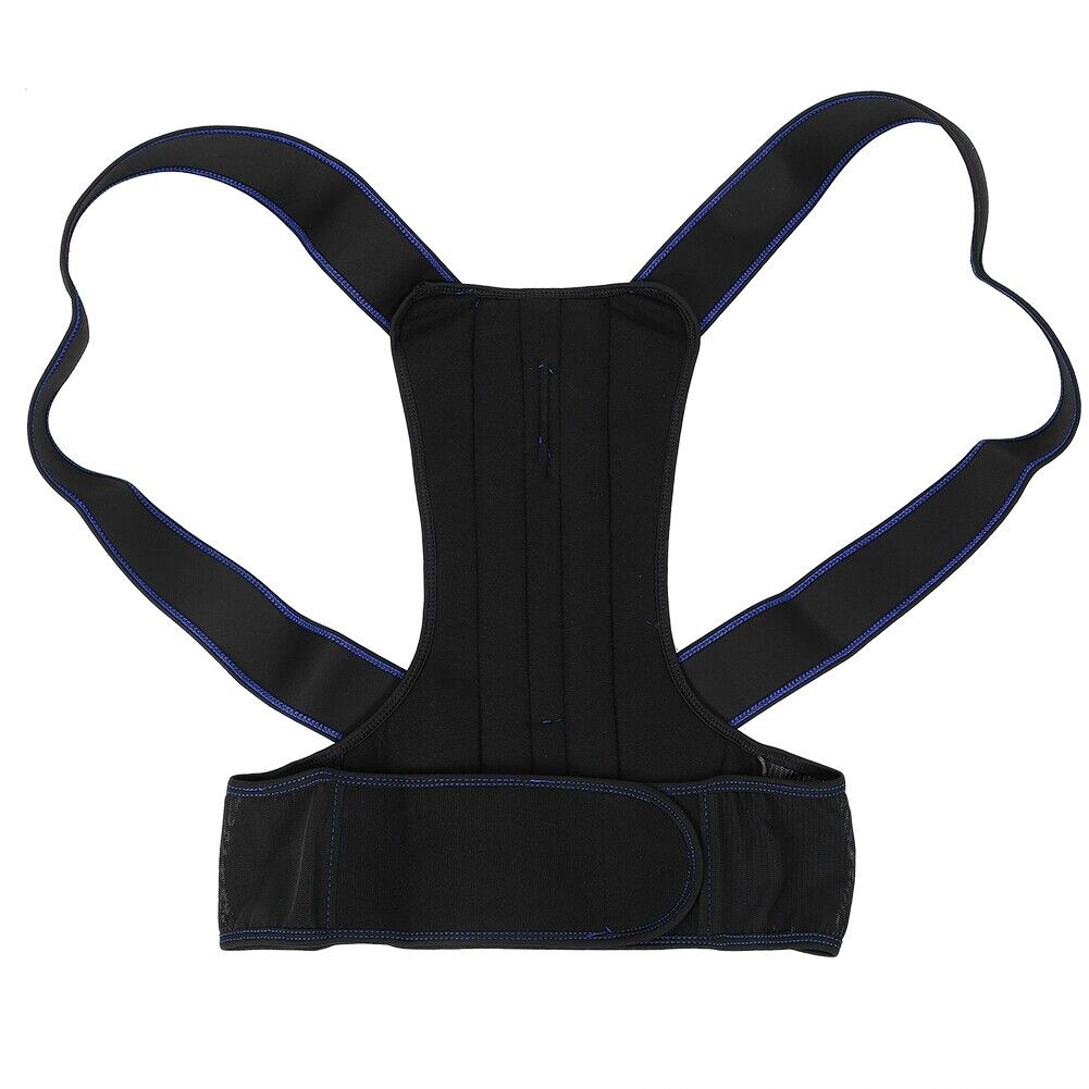 new Back Spine Posture Corrector Brace Hunchback Correction Belt(3XL Blue) HGF koeek - KOEEK