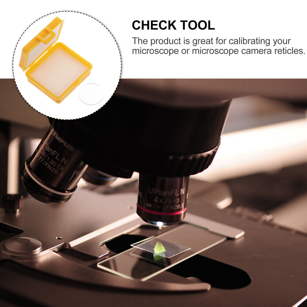 ny Okularlineal Slides Mikrometer Mikroskop Kalibreringsskala Disk