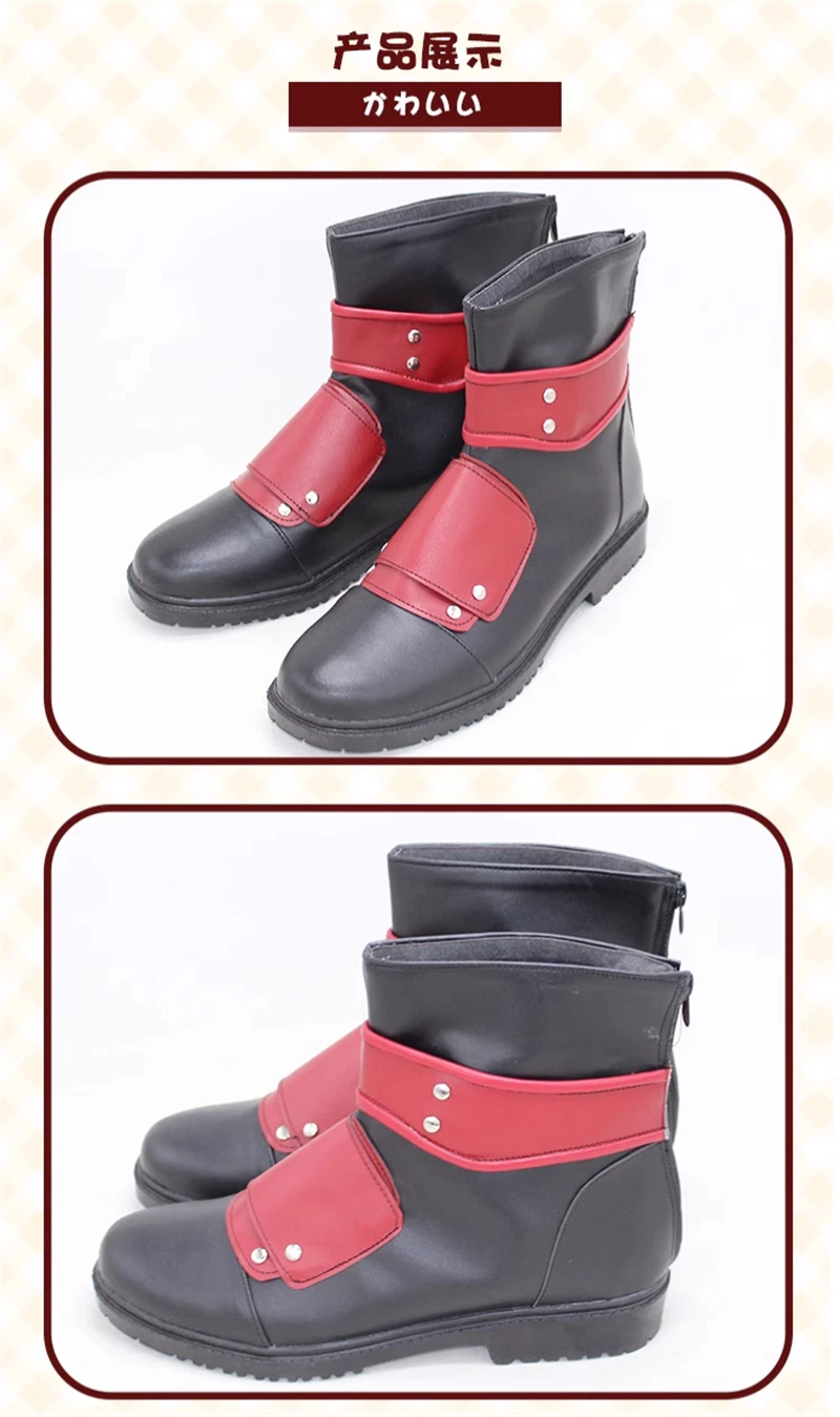 Deadpool 3 Cosplay Boots Halloween Party Cos PU Anime Shoes Gift 07FC0E-D4 - KOEEK
