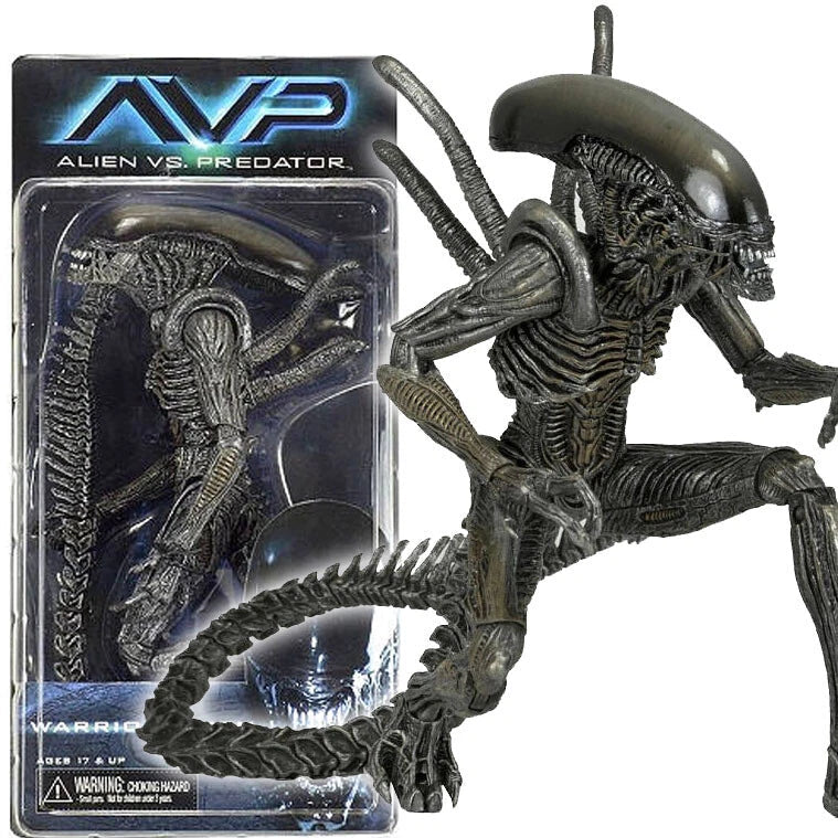 NECA Aliens Warrior Alien vs Predator AVP Black 7" Action Figure 1:12 Series 7 NECA - KOEEK