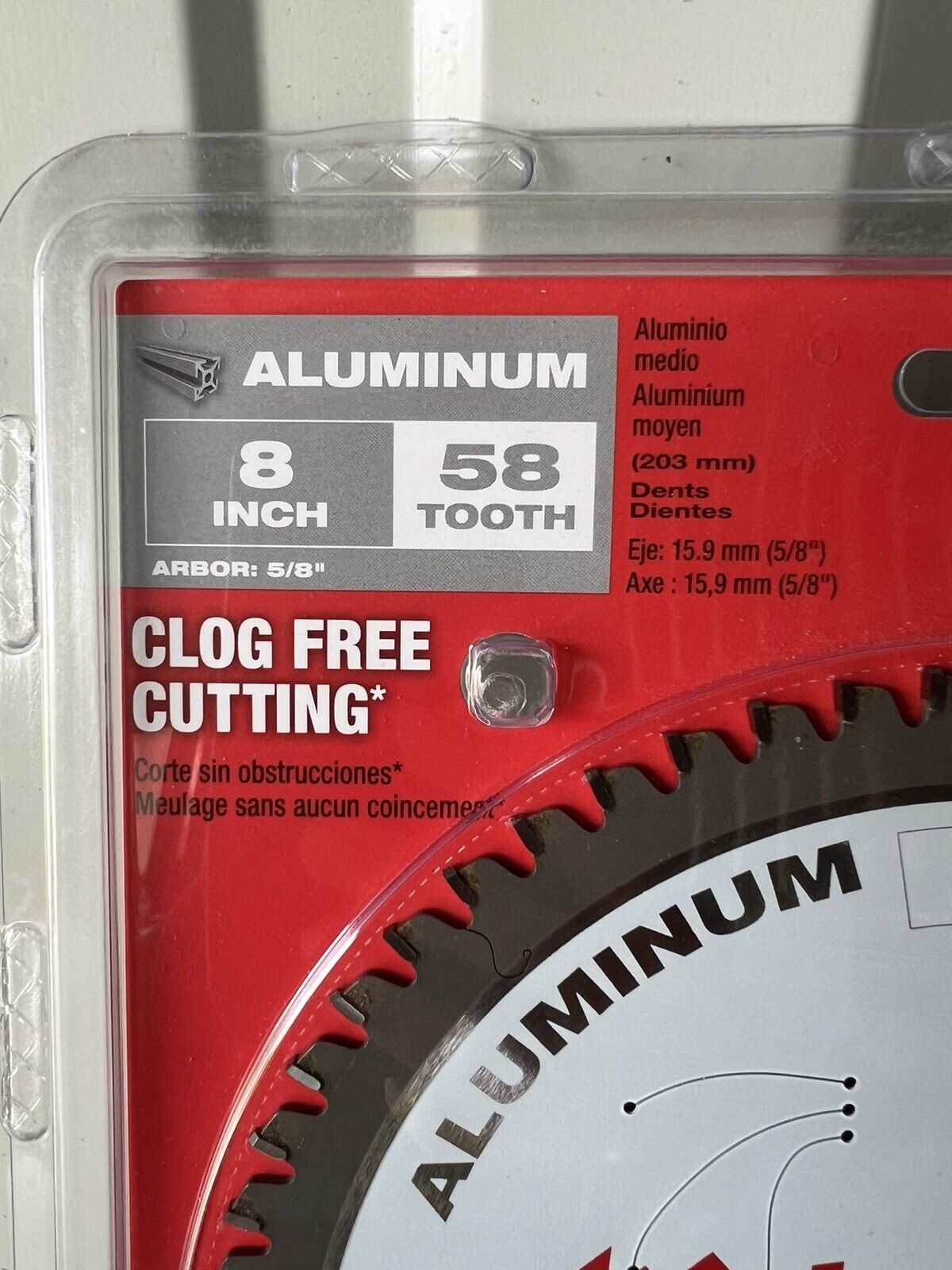 new Milwaukee 48-40-4345 8 In. Aluminum 58t Circular Saw Blade koeek - KOEEK