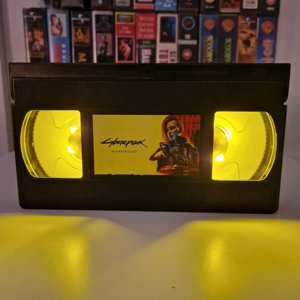 Gaming Designs LED VHS Video Tape Light Lamp Birthday Christmas Gift Idea Retro 07FC0E-D4 - KOEEK