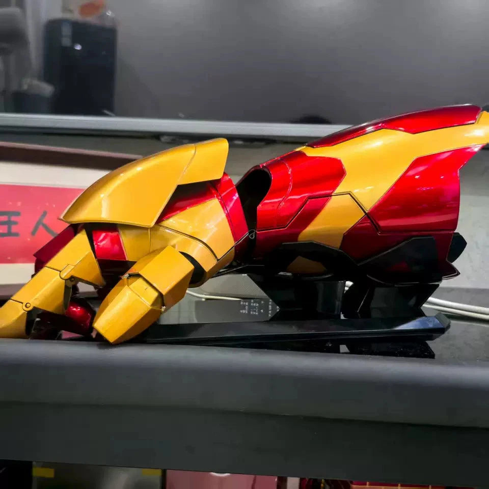 Iron Man MK42 1/1 Gauntlet Arm Wearable Cosplay Armor Voice/Remote Control Prop 07FC0E-D4 - KOEEK